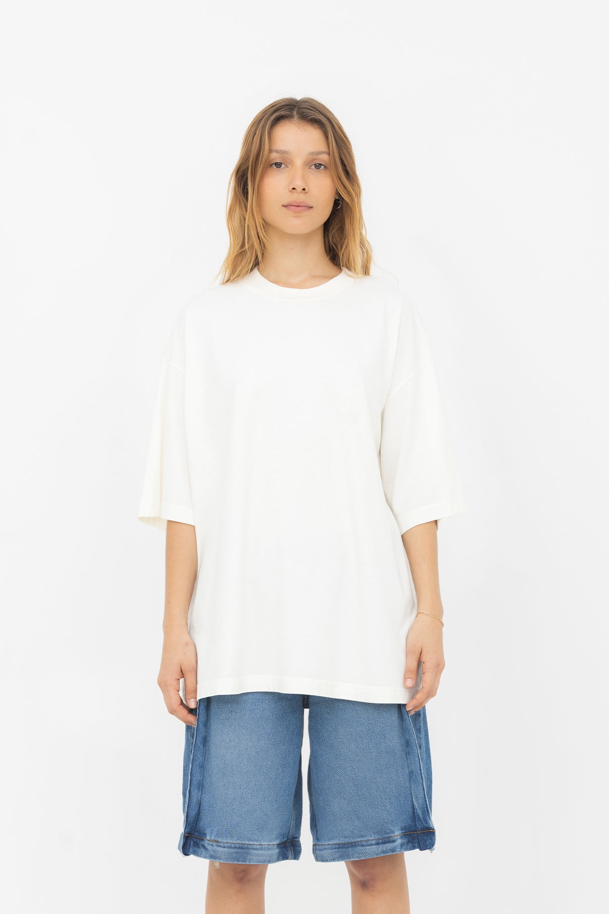 The Block T-Shirt | Cream